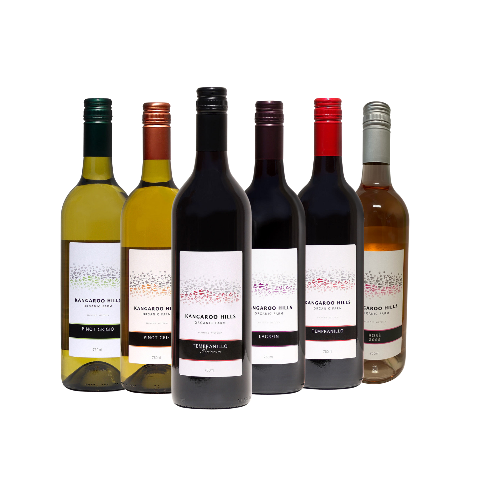 Mixed Dozen Red & White Kangaroo Hills Organic Wine